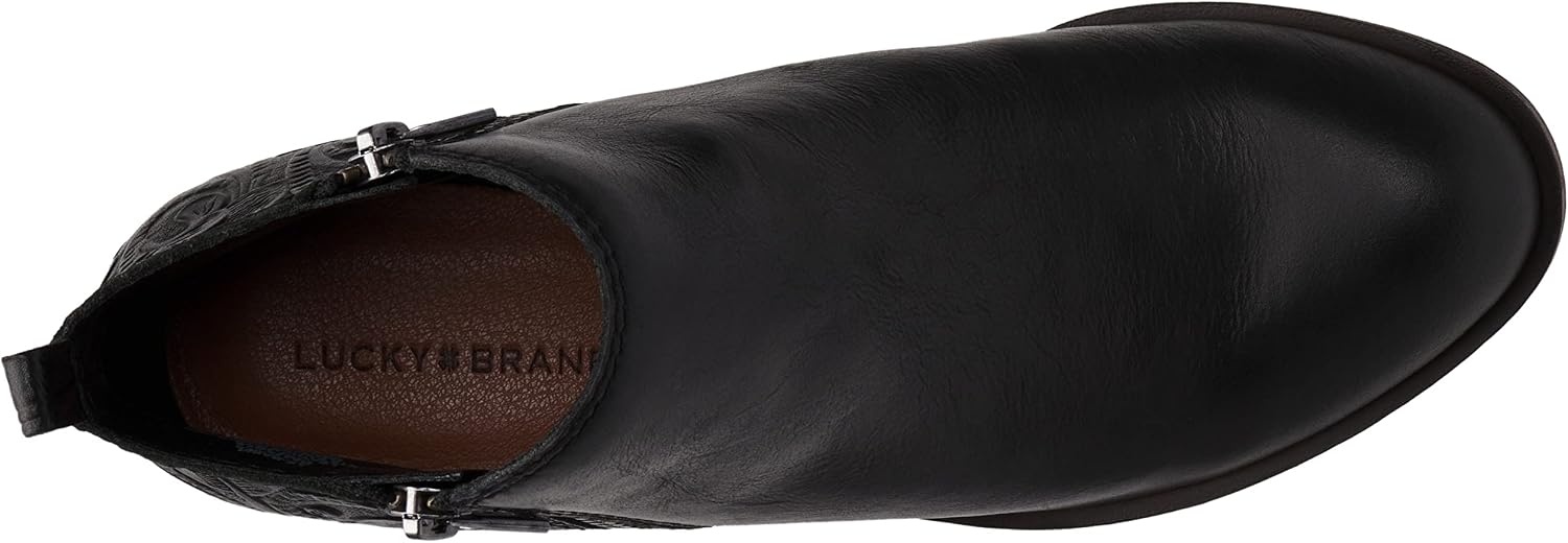 image:imageLucky Brand Basel BootieBlack Embossed