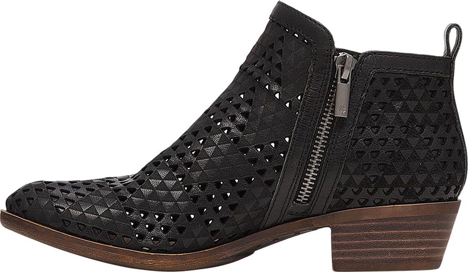 image:imageLucky Brand Basel BootieBlack Perforated Nubuck