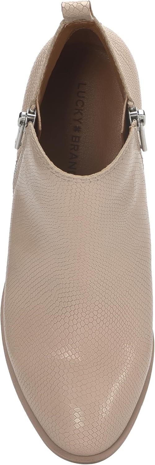image:imageLucky Brand Basel BootieSmoke Grey Snake Print Leather