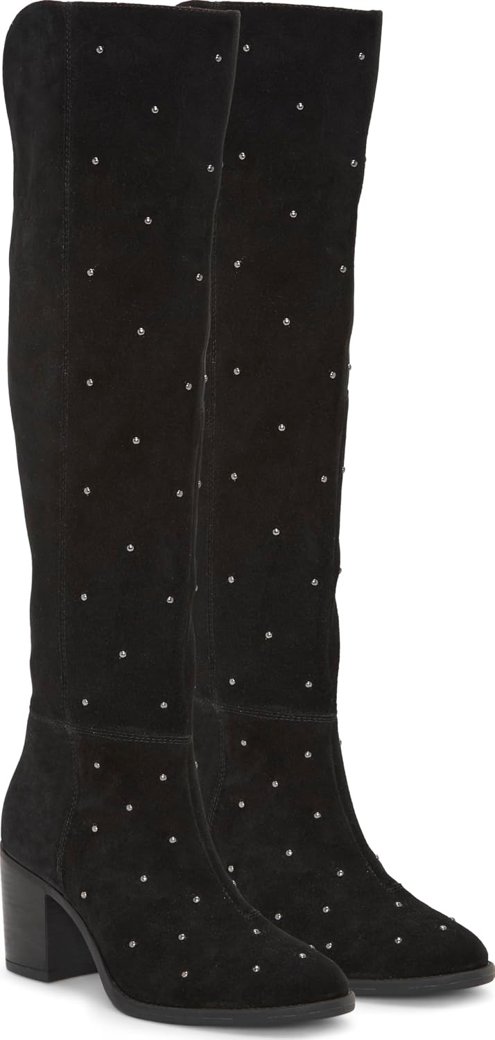 image:imageLucky Brand Borah Studded Knee High BootsBlack