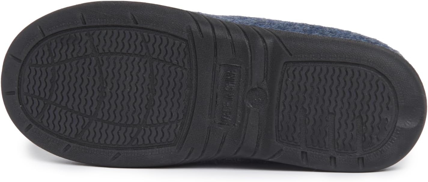 image:imageLucky Brand Boys Faux Wool Clog Slippers with Memory FoamNavy