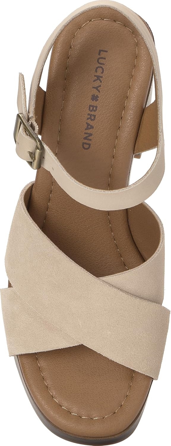 image:imageLucky Brand Carsen Cross Strap SandalsCannelliniCannellin