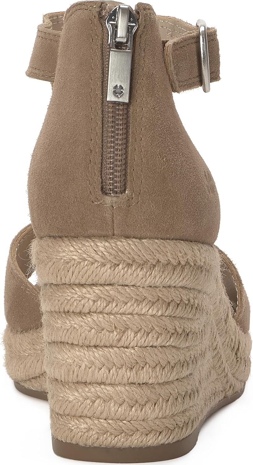 image:imageLucky Brand Cyleste TStrap Wedge SandalsPorcini