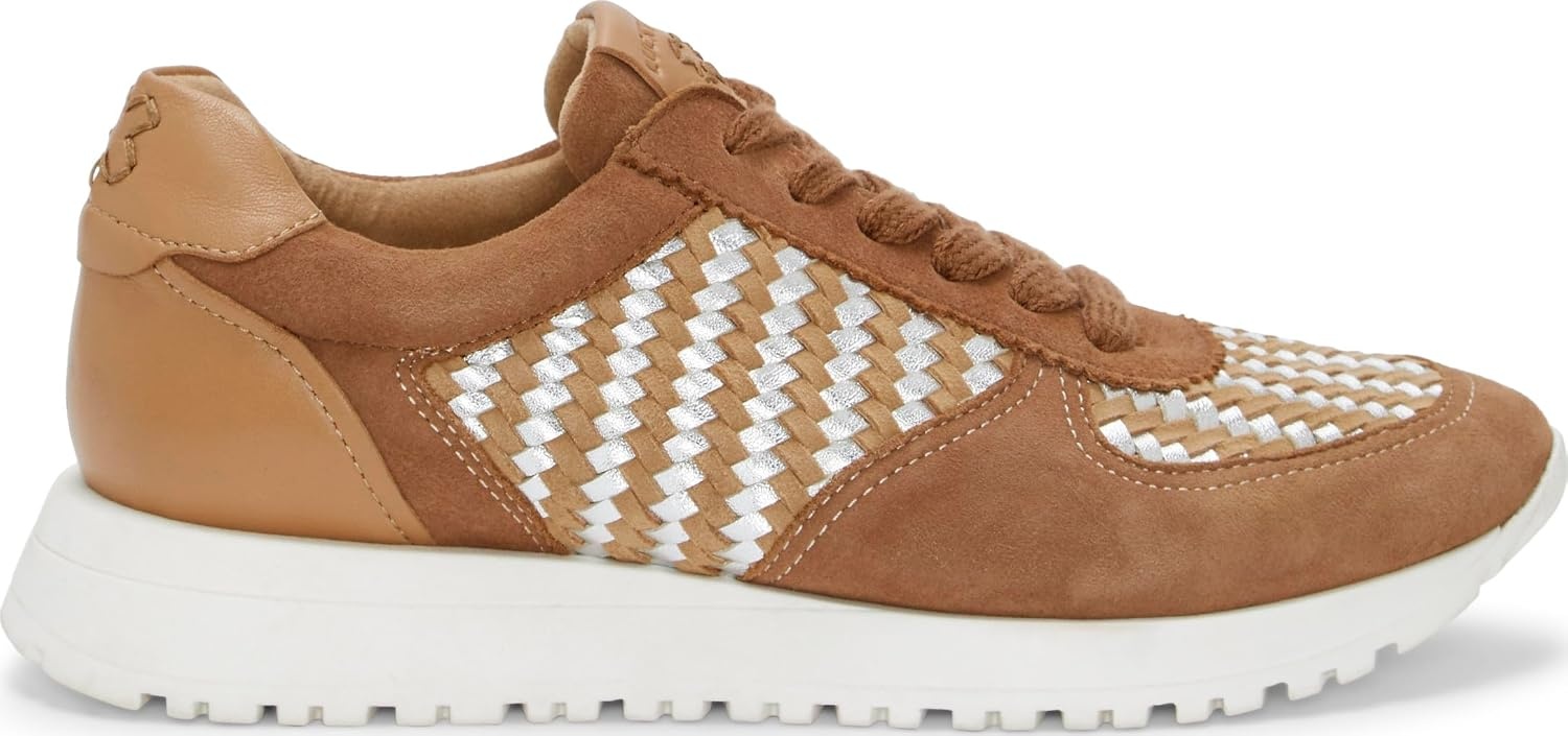 image:imageLucky Brand Deva Woven Leather SneakerTan