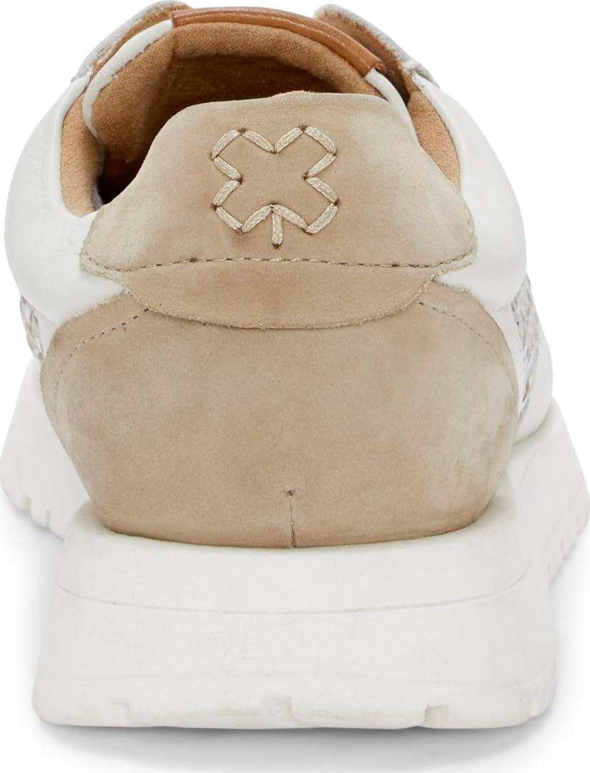 image:imageLucky Brand Deva Woven Leather SneakerWhite