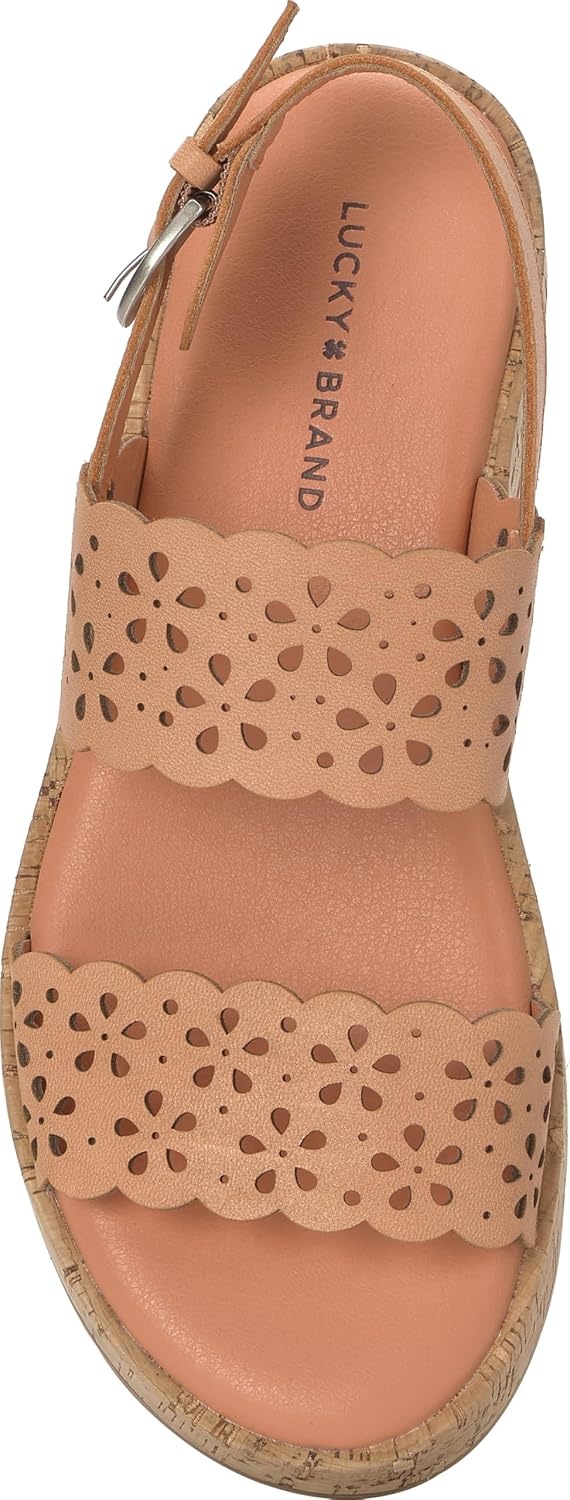image:imageLucky Brand Elsie Platform WedgeSunset Peach