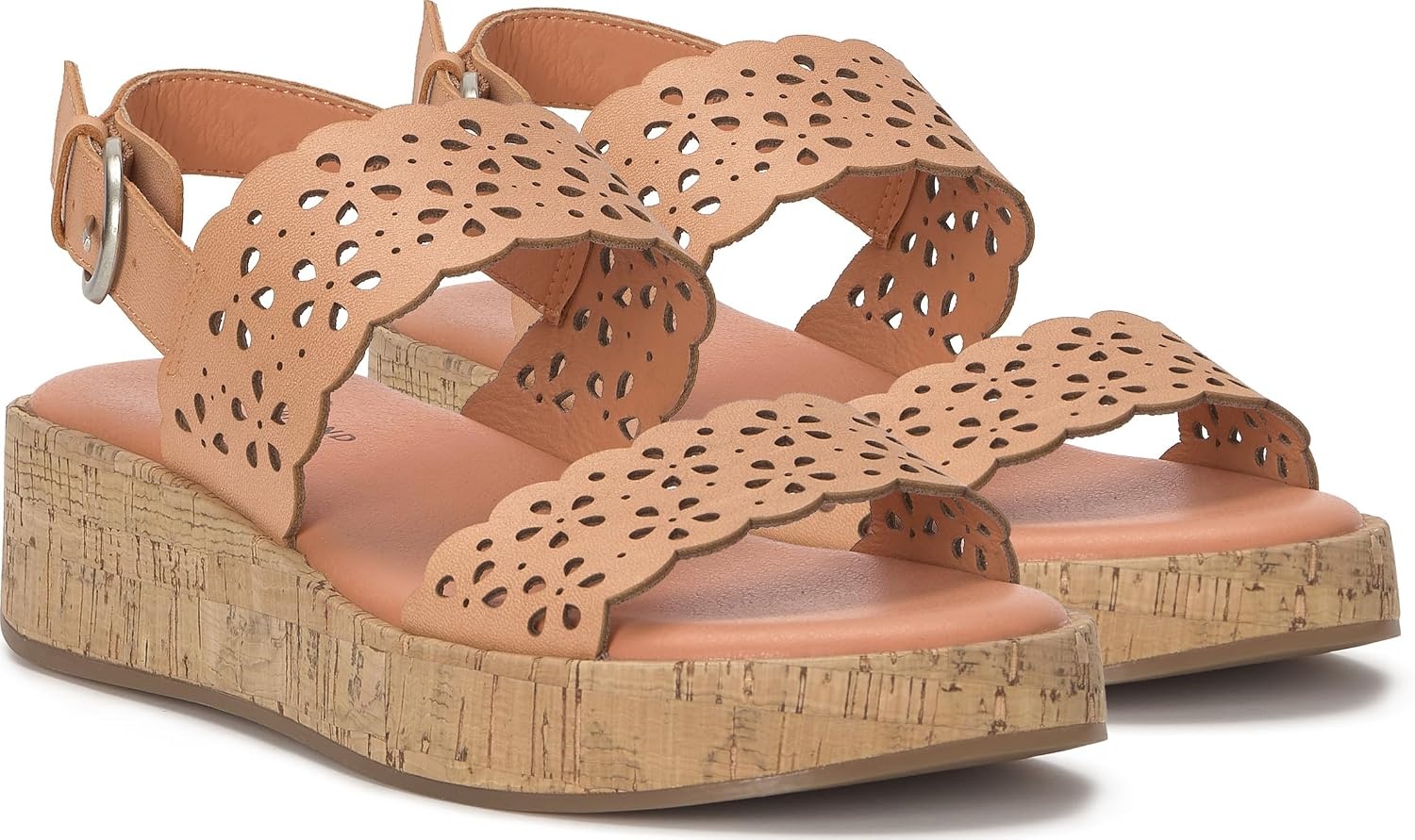 image:imageLucky Brand Elsie Platform WedgeSunset Peach