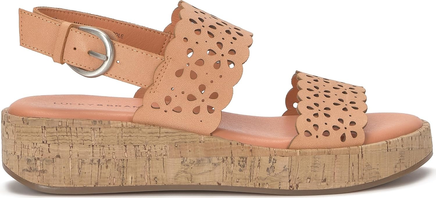 image:imageLucky Brand Elsie Platform WedgeSunset Peach
