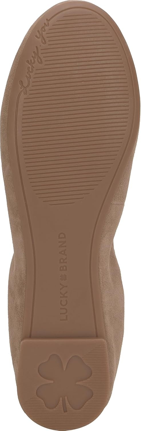 image:imageLucky Brand Emmielou Leather Ballet FlatPorcini