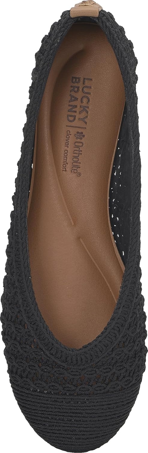 image:imageLucky Brand Emmielu Knit Ballet FlatBlack