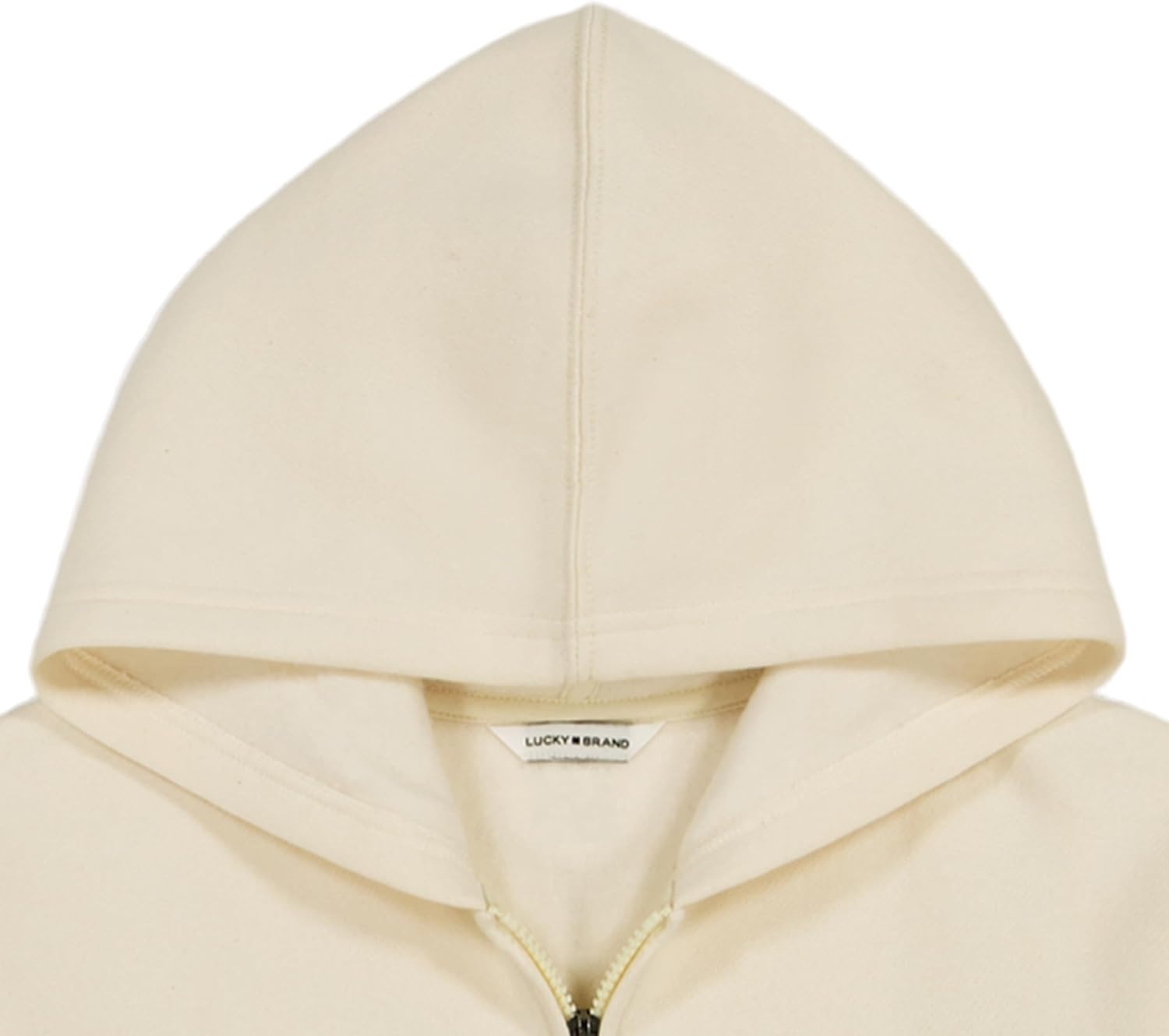image:imageLucky Brand Girls Long Sleeve Fleece Full Zip Hoodie With Ribbed Cuffs amp WaistSeedpearl Butterfly Wings