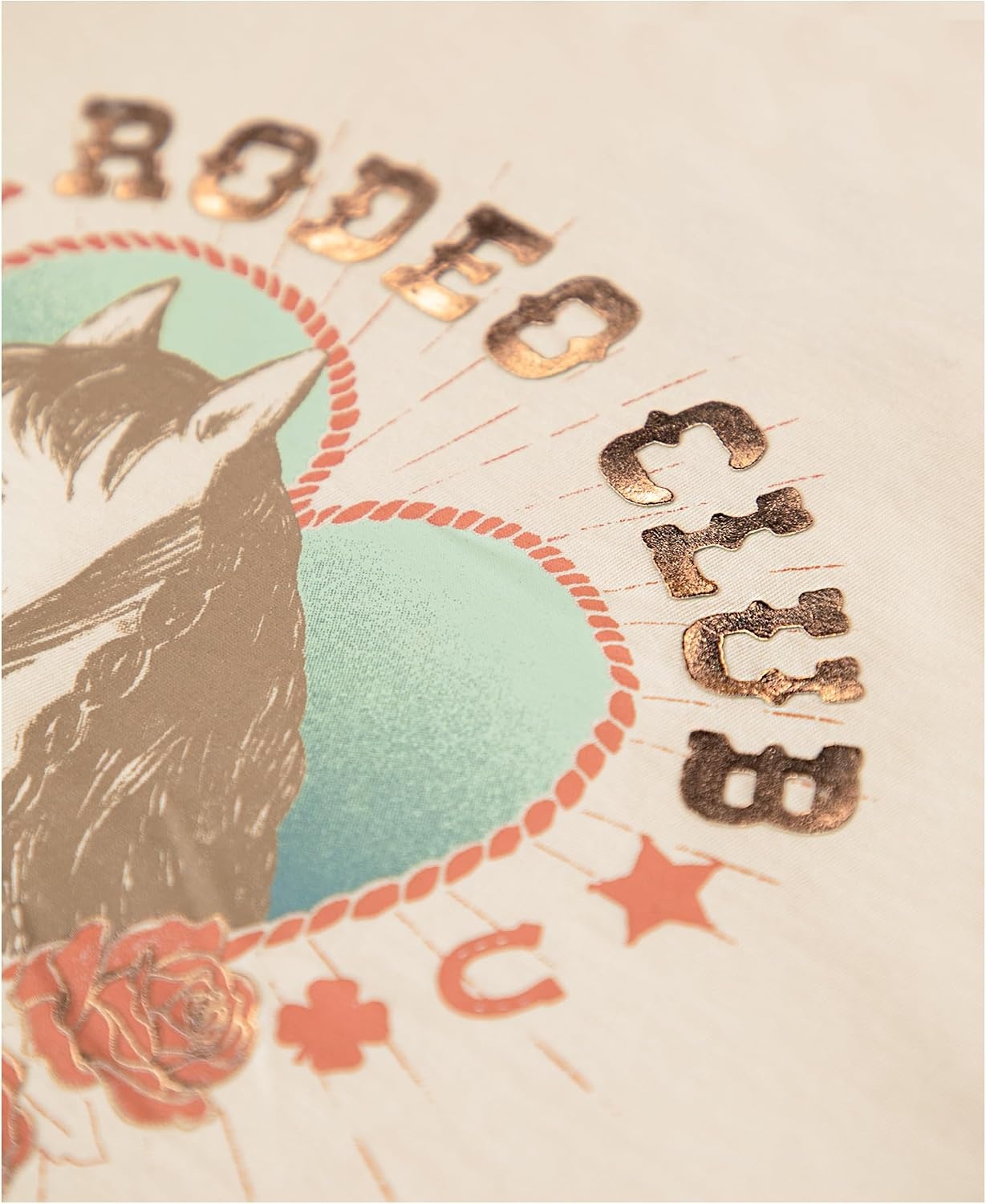 image:imageLucky Brand Girls Short Sleeve Graphic TShirt Tagless Cotton Tee with Fun DesignsRodeo Club