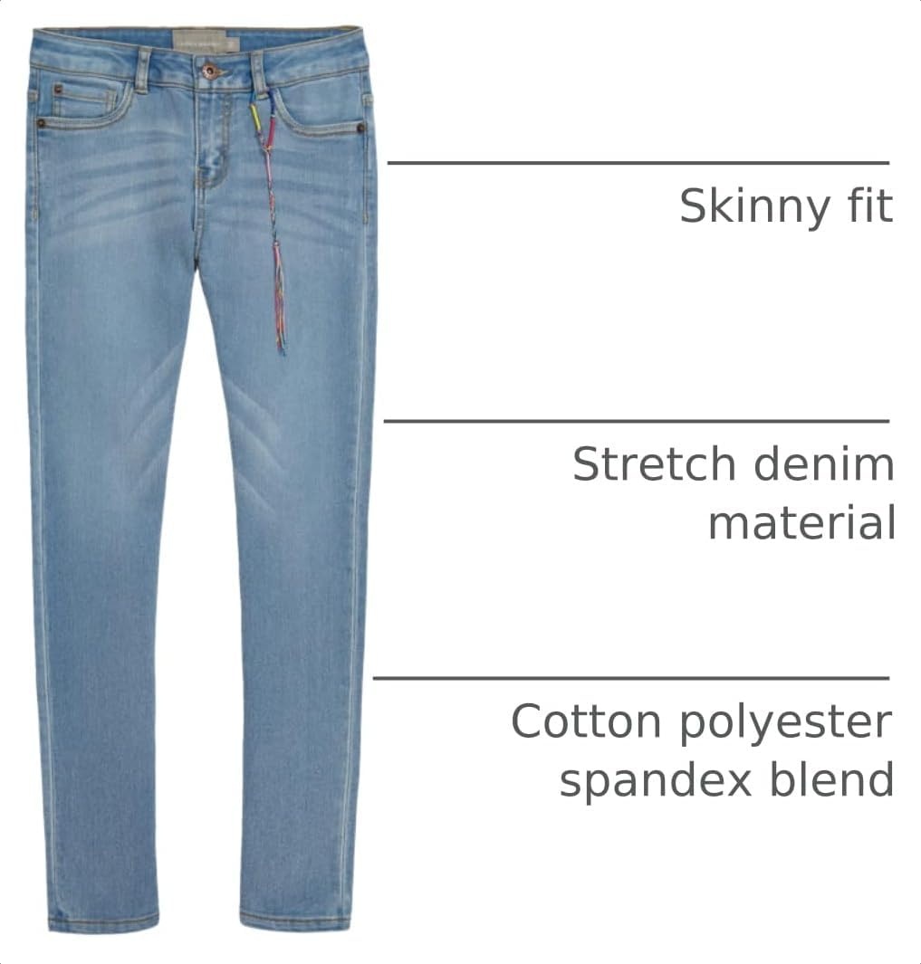 image:imageLucky Brand Girls Skinny Fit Denim JeansChristie Wash