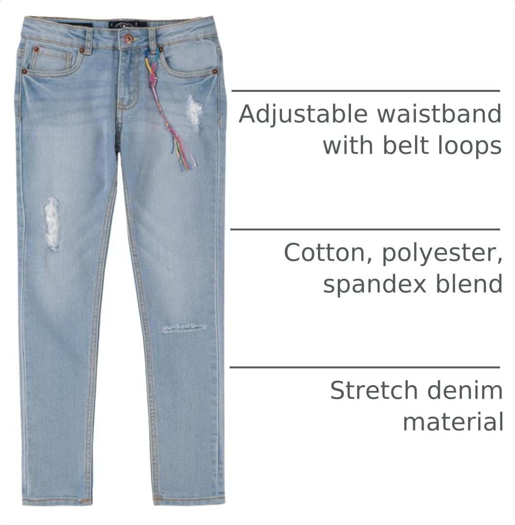 image:imageLucky Brand Girls Skinny Fit Denim JeansGiselle Christie