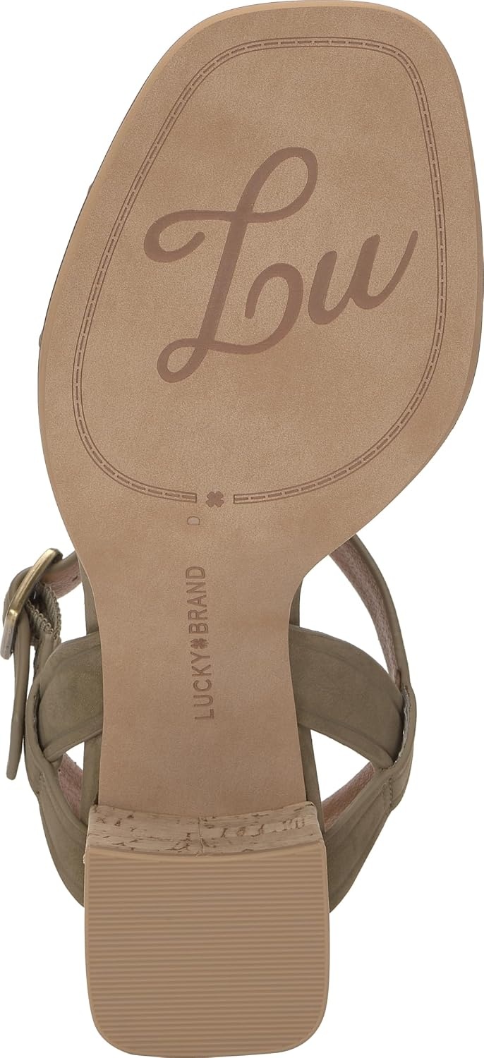 image:imageLucky Brand Hallia Ankle Strap SandalsCapers