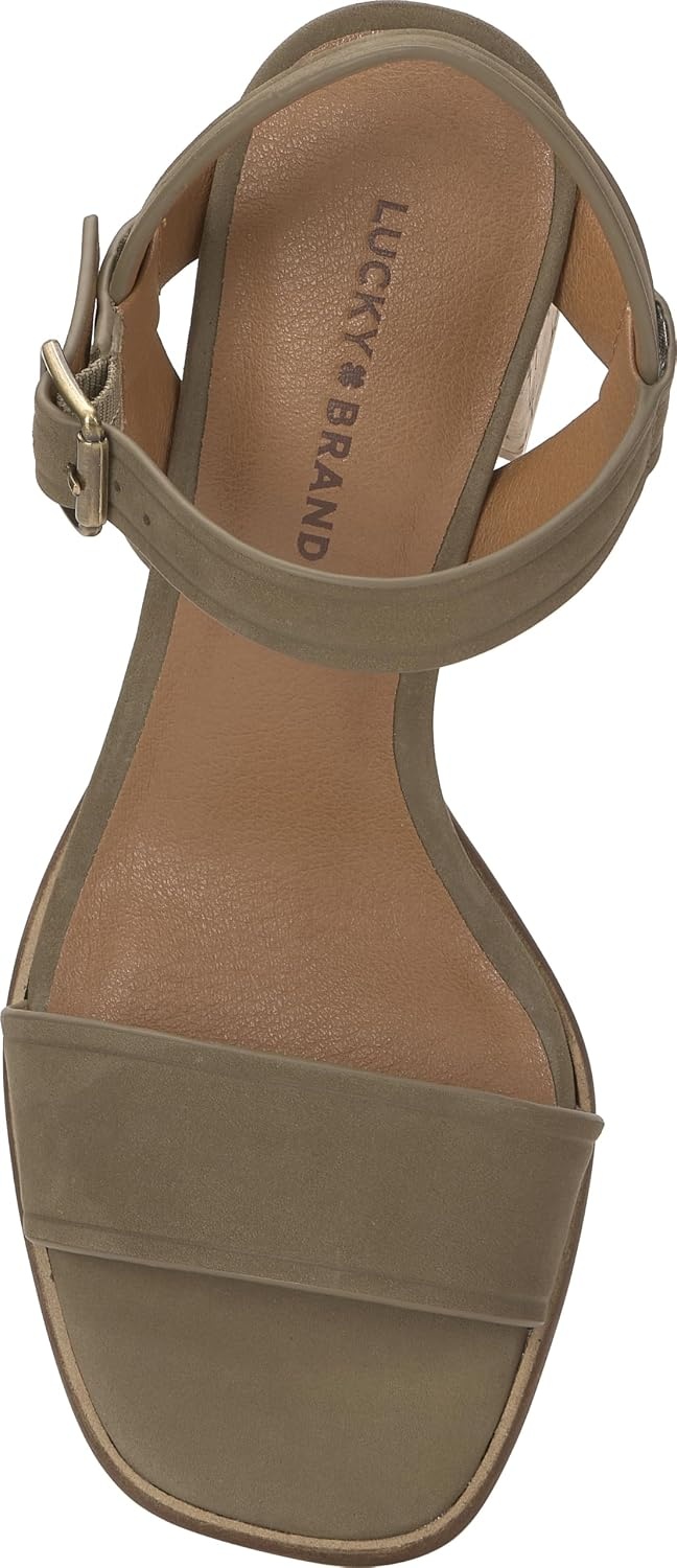image:imageLucky Brand Hallia Ankle Strap SandalsCapers