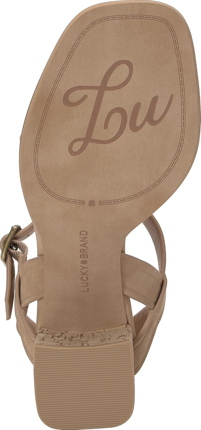 image:imageLucky Brand Hallia Ankle Strap SandalsCortado