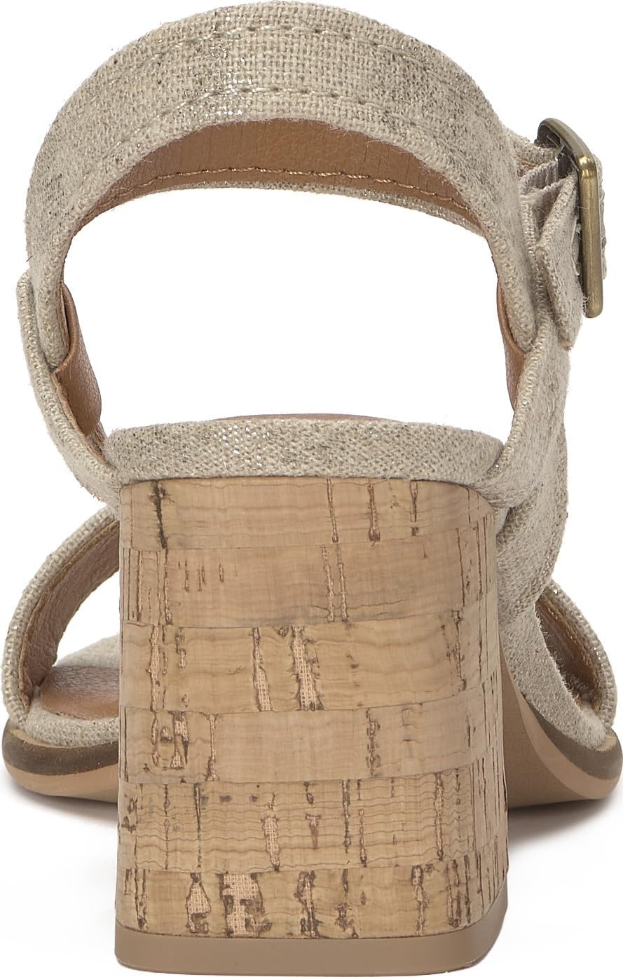 image:imageLucky Brand Hallia Ankle Strap SandalsNaturalPlatino