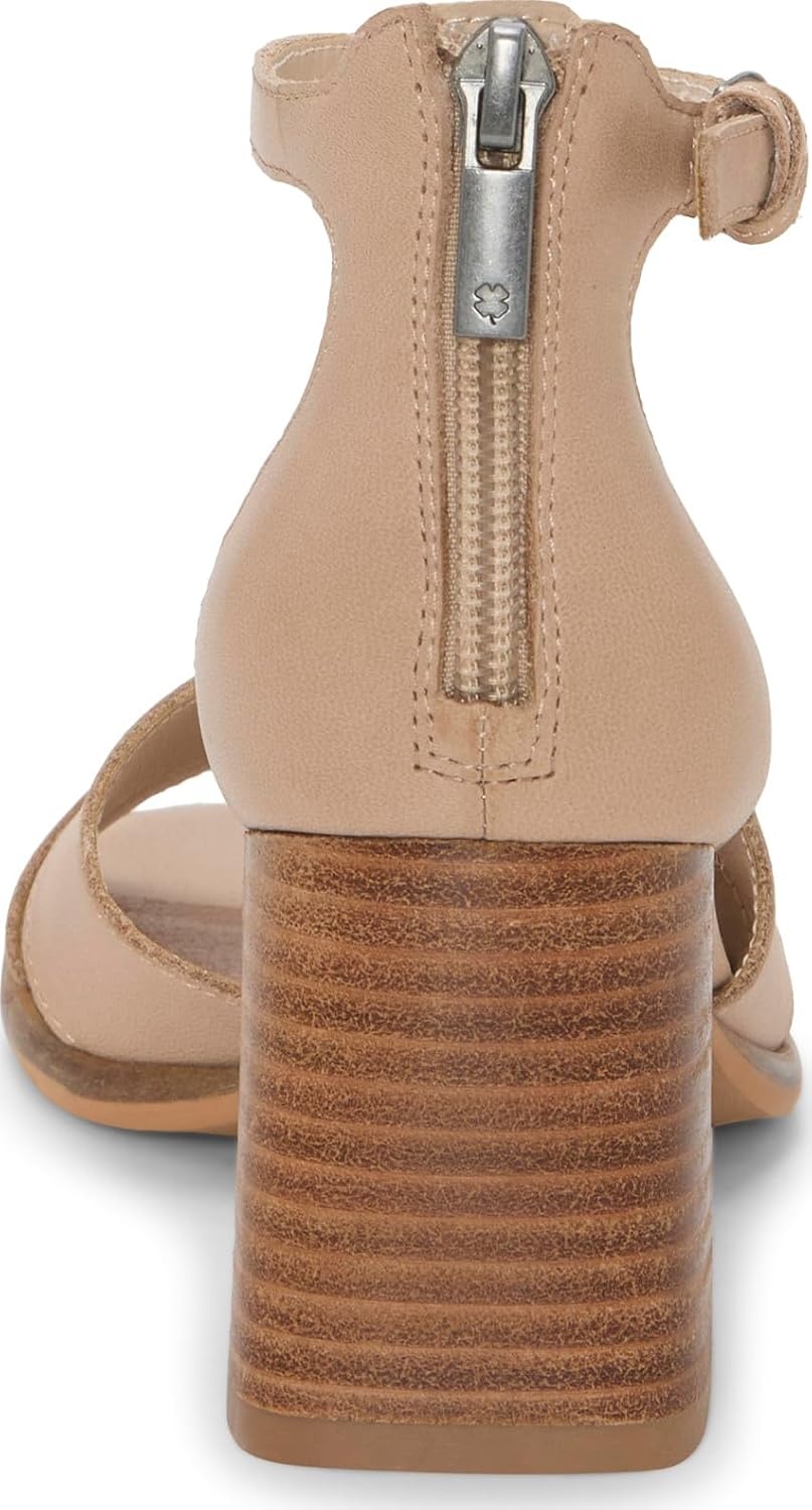 image:imageLucky Brand Herrika Cross Band High Heel SandalsSmoke Grey