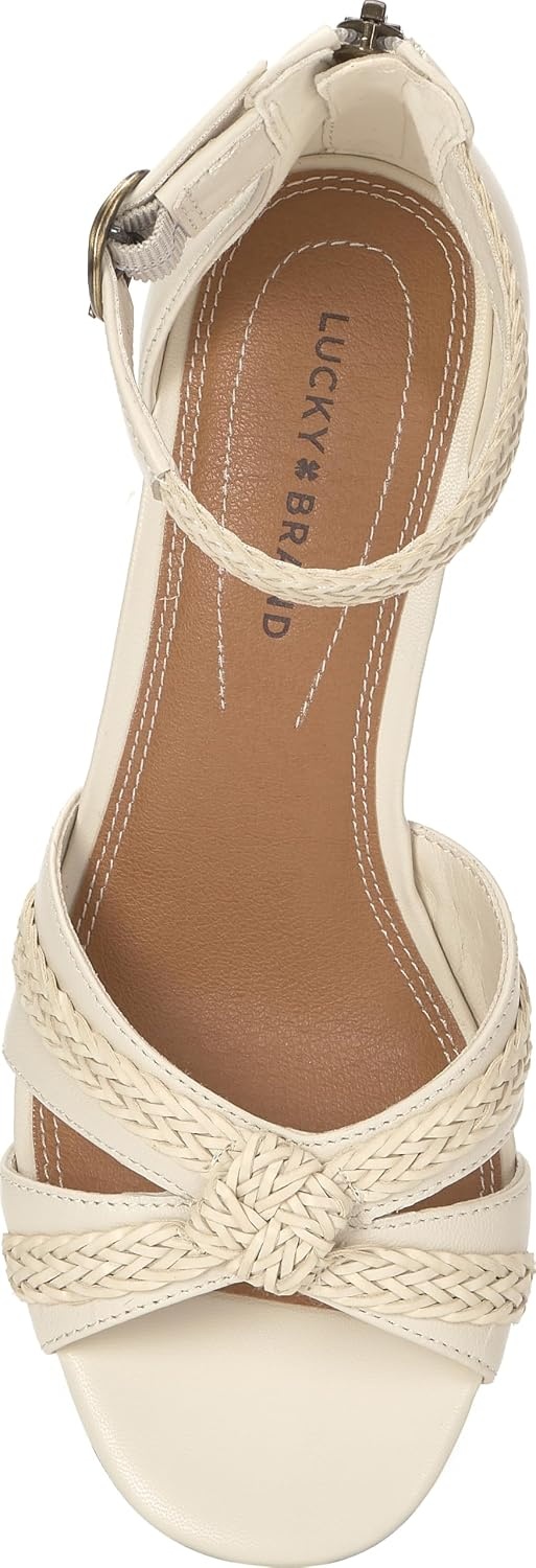 image:imageLucky Brand Jaelah Braided Wedge SandalsTusk