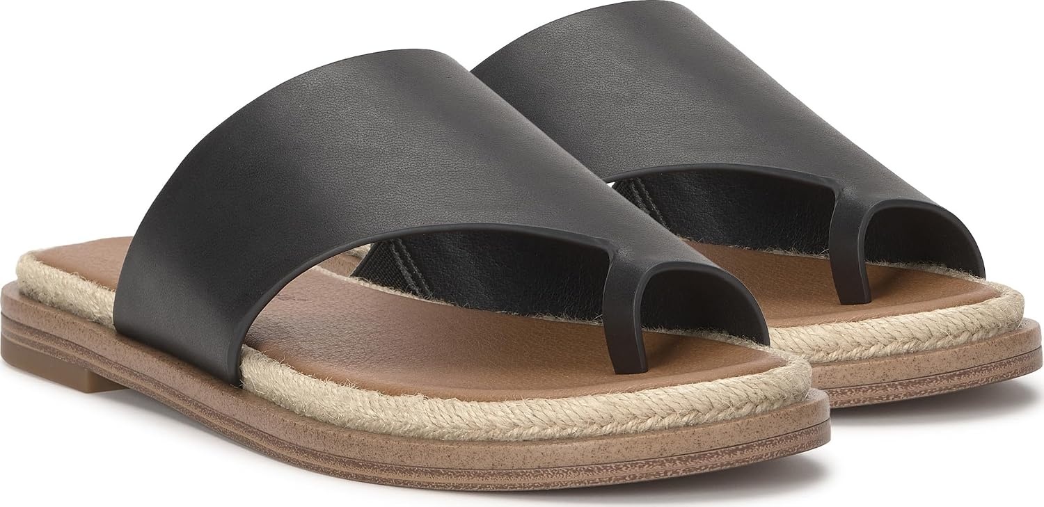 image:imageLucky Brand Kihly Toe Loop Flat SandalsBlack