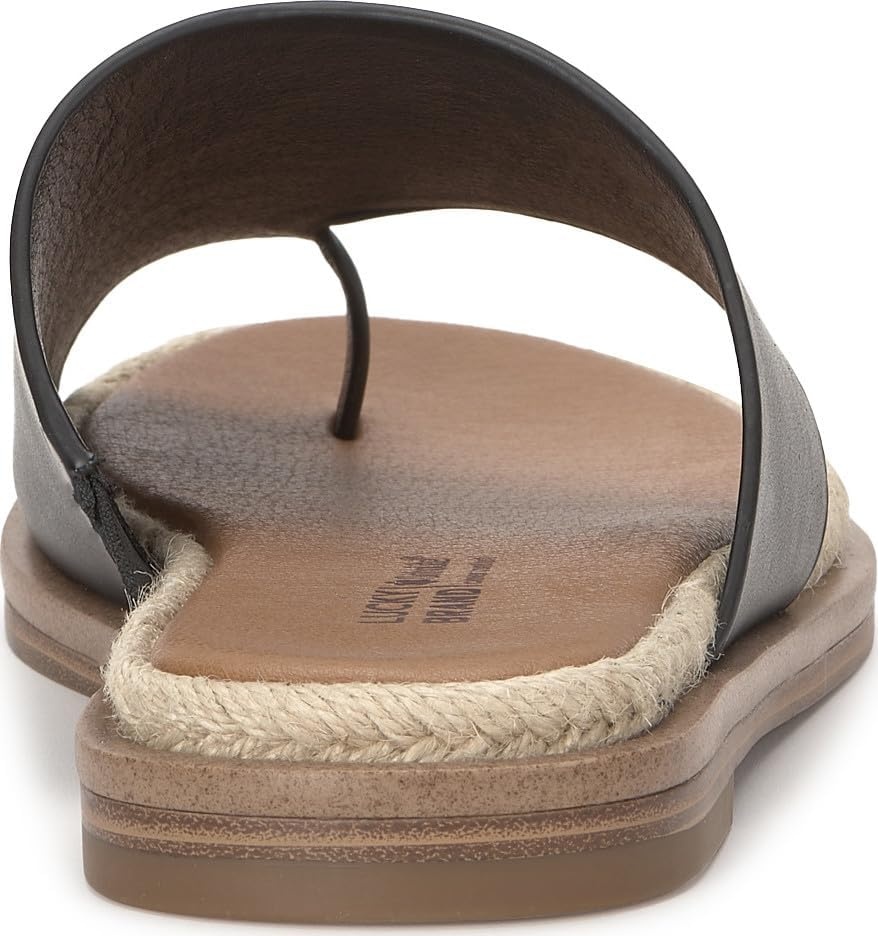 image:imageLucky Brand Kihly Toe Loop Flat SandalsBlack