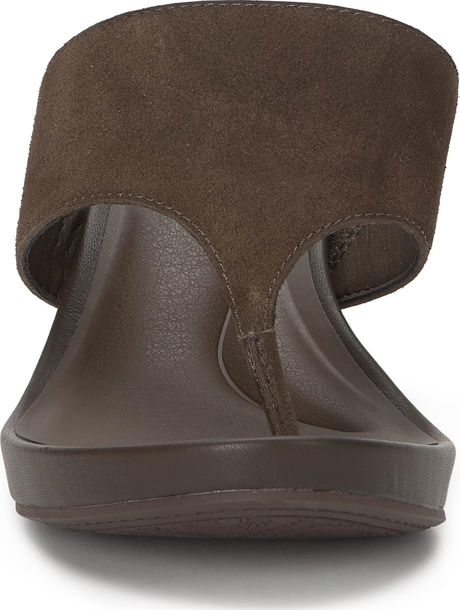 image:imageLucky Brand Libbie Wedge Thong SandalsChocolate