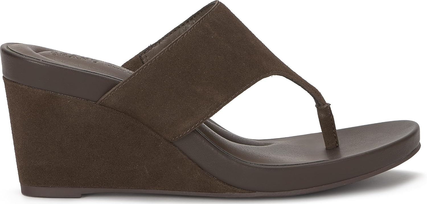 image:imageLucky Brand Libbie Wedge Thong SandalsChocolate