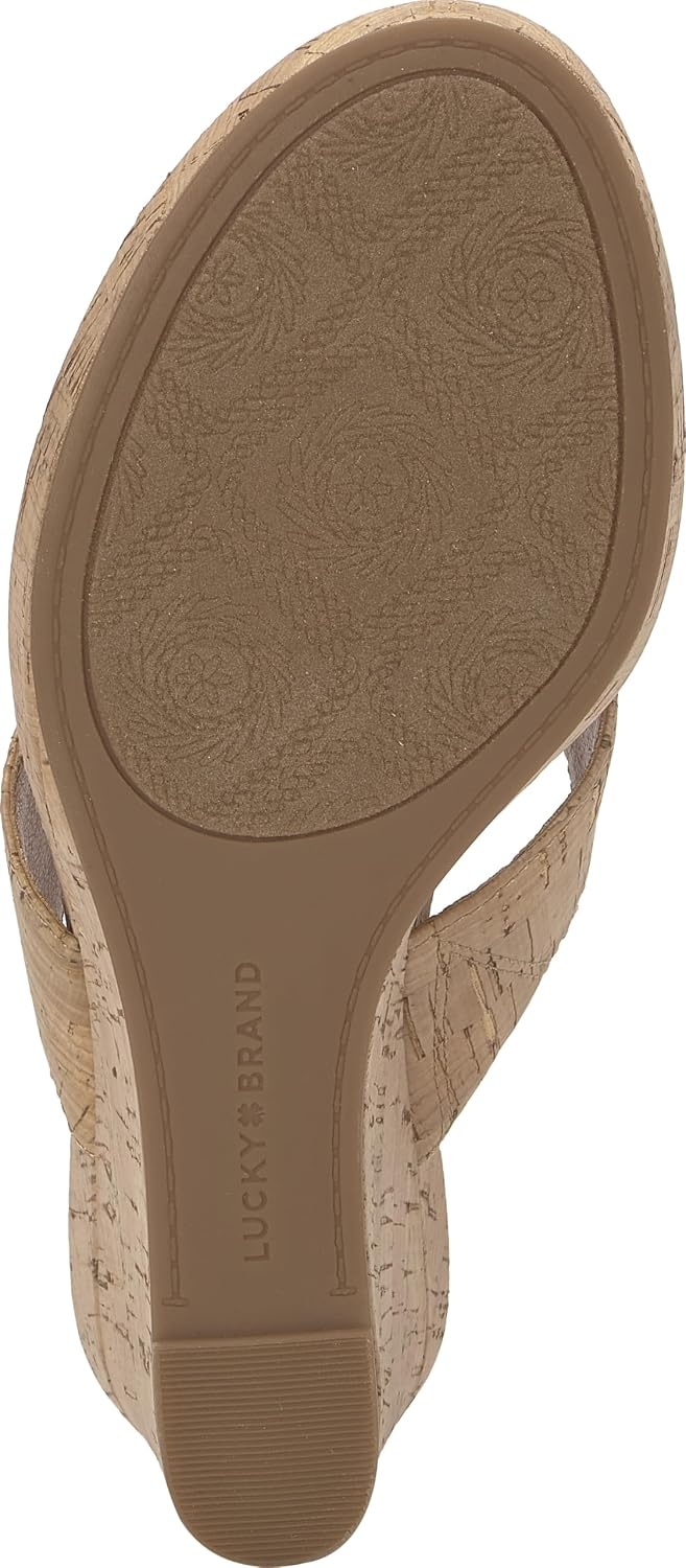 image:imageLucky Brand Libbie Wedge Thong SandalsNatural