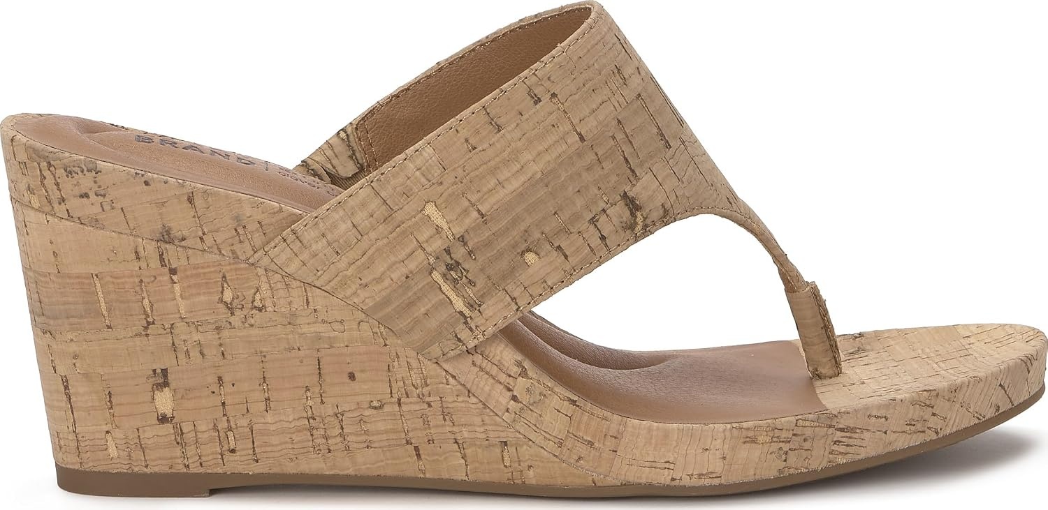 image:imageLucky Brand Libbie Wedge Thong SandalsNatural