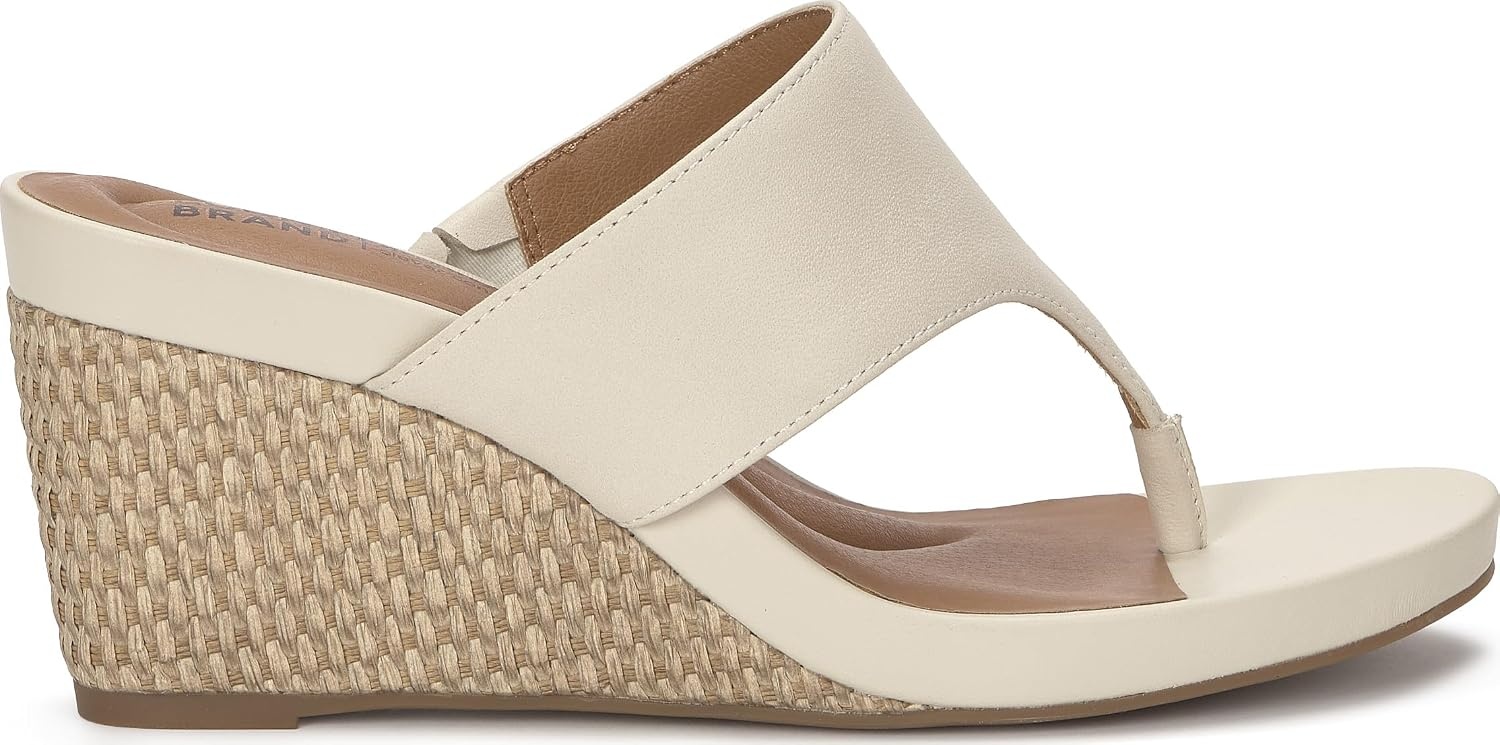 image:imageLucky Brand Libbie Wedge Thong SandalsTusk