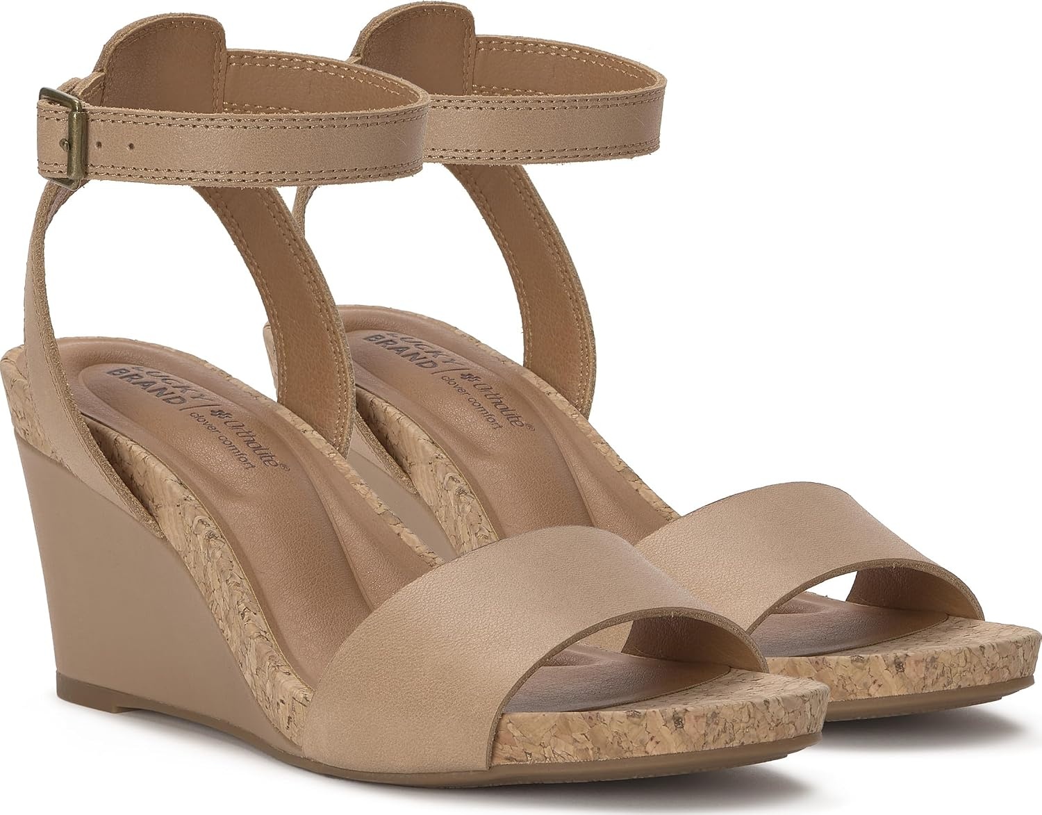 image:imageLucky Brand Lynda Cork Wedge SandalsCortado