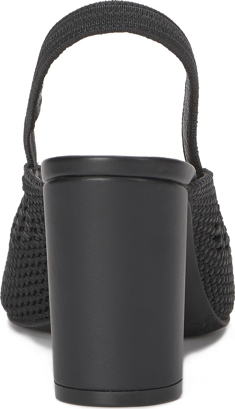 image:imageLucky Brand Melony Woven Slingback High HeelBlack