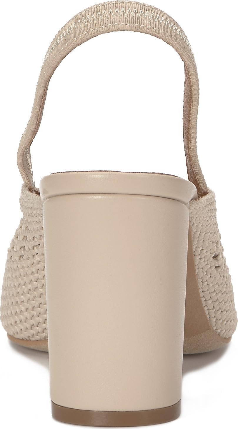 image:imageLucky Brand Melony Woven Slingback High HeelOffwhite