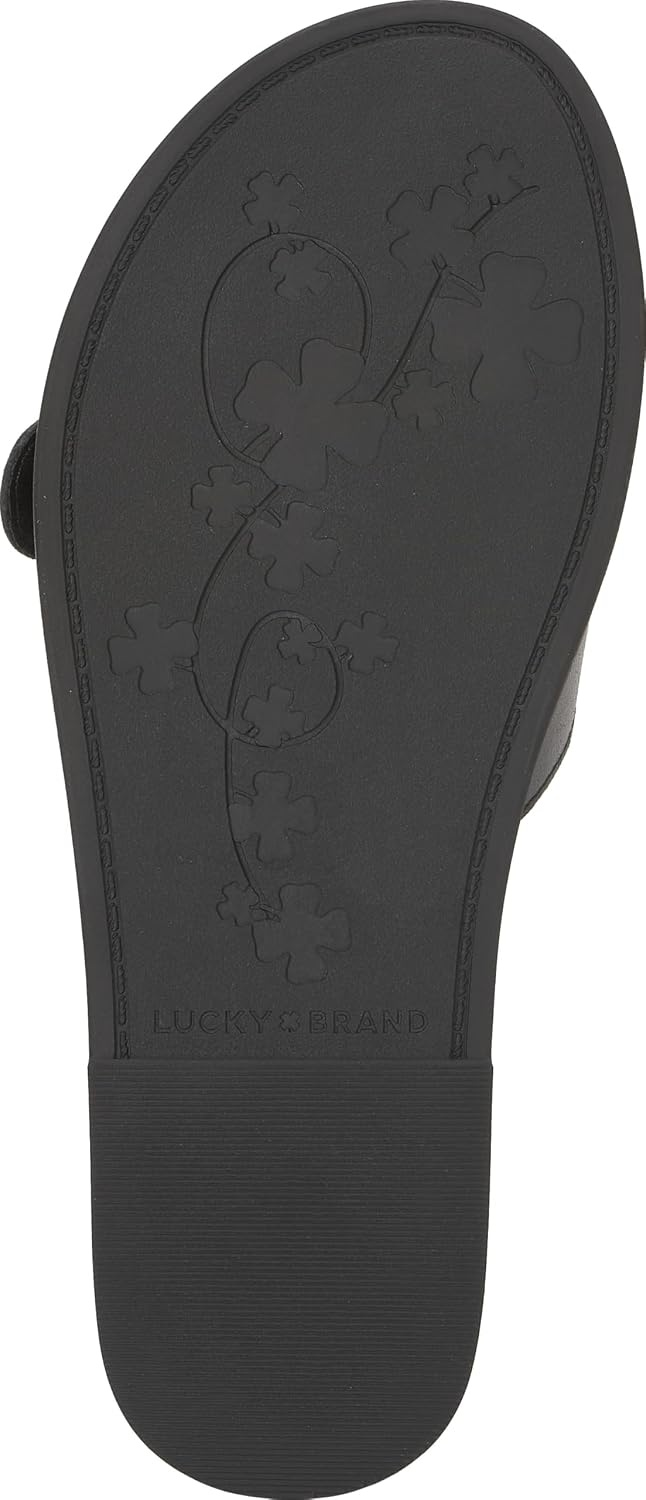 image:imageLucky Brand Suszie Buckle Flat SandalsBlack