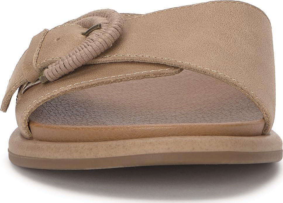 image:imageLucky Brand Suszie Buckle Flat SandalsCortado