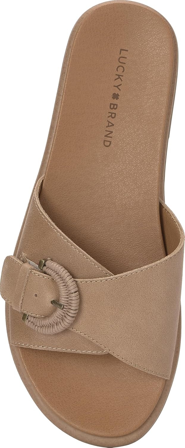 image:imageLucky Brand Suszie Buckle Flat SandalsCortado