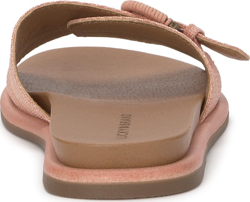 image:imageLucky Brand Suszie Buckle Flat SandalsRose