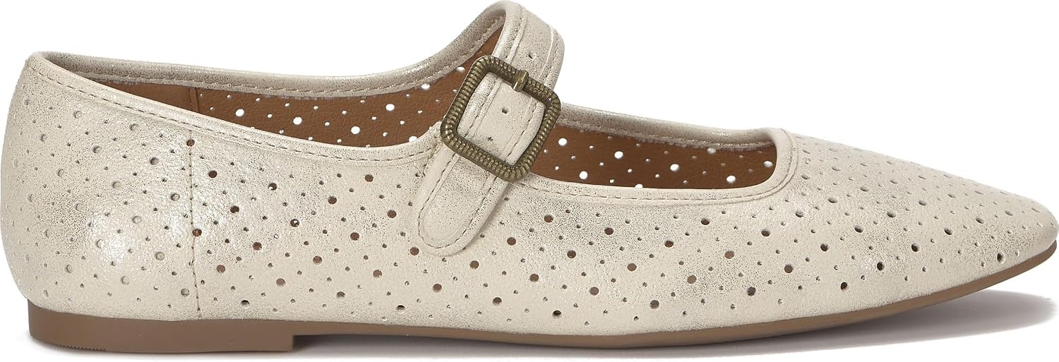 image:imageLucky Brand Tannyr Perforated SandalsPlatino