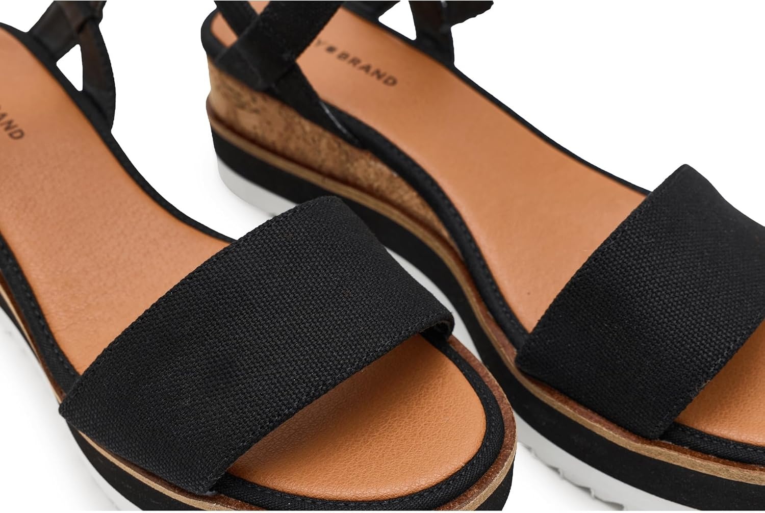 image:imageLucky Brand Temay Platform Wedge SandalsBlack