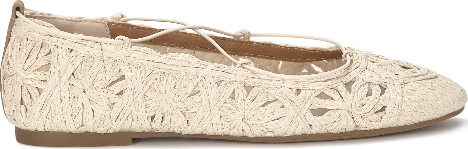 image:imageLucky Brand Tennyr Crochet Ballet FlatsNatural
