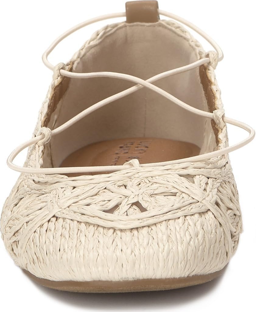 image:imageLucky Brand Tennyr Crochet Ballet FlatsNatural