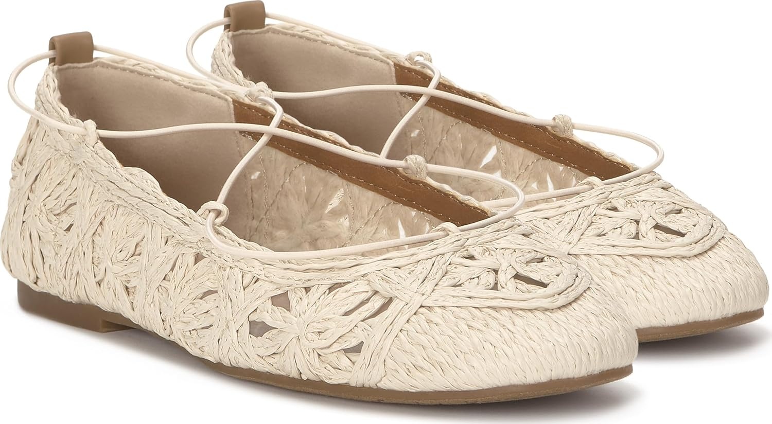 image:imageLucky Brand Tennyr Crochet Ballet FlatsNatural