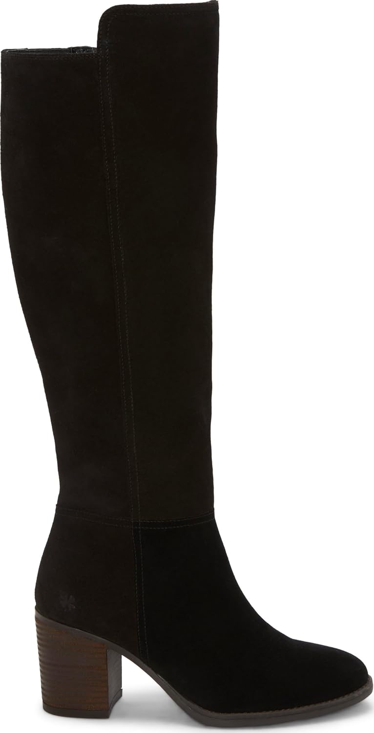 image:imageLucky Brand Womens Bonnay Knee High BootsBlack Wide Calf