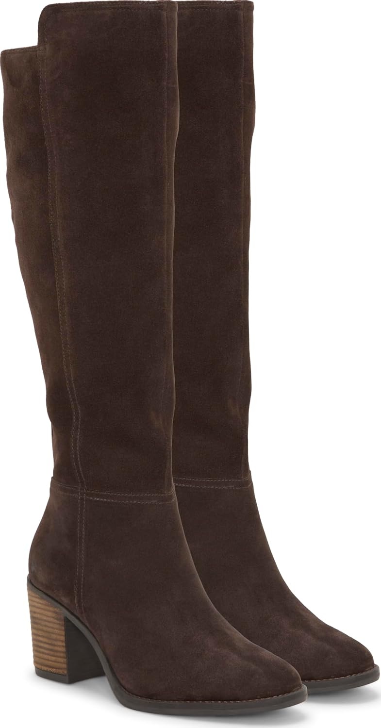 image:imageLucky Brand Womens Bonnay Knee High BootsDark Chocolate Extra Wide Calf