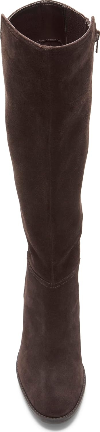 image:imageLucky Brand Womens Bonnay Knee High BootsDark Chocolate Regular Calf