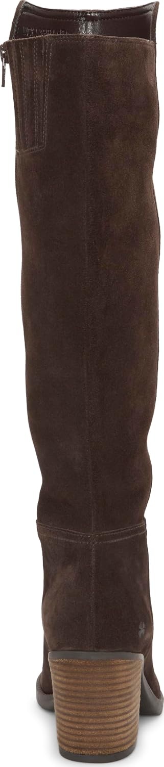 image:imageLucky Brand Womens Bonnay Knee High BootsDark Chocolate Wide Calf