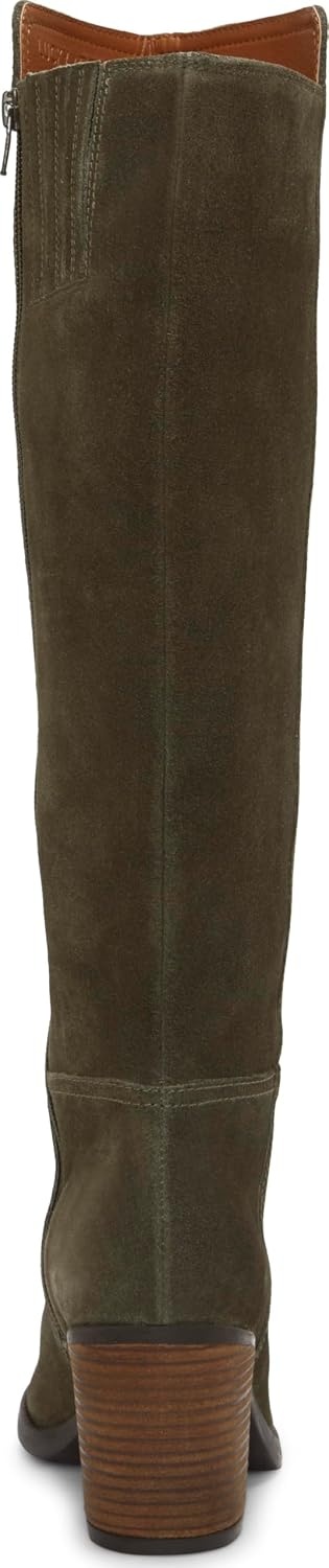 image:imageLucky Brand Womens Bonnay Knee High BootsKhaki Extra Wide Calf