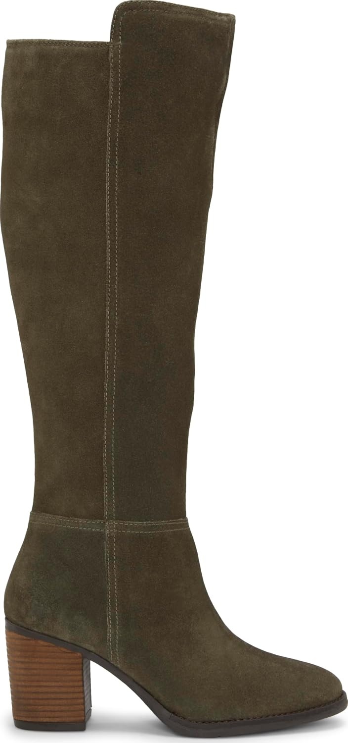 image:imageLucky Brand Womens Bonnay Knee High BootsKhaki Regular Calf