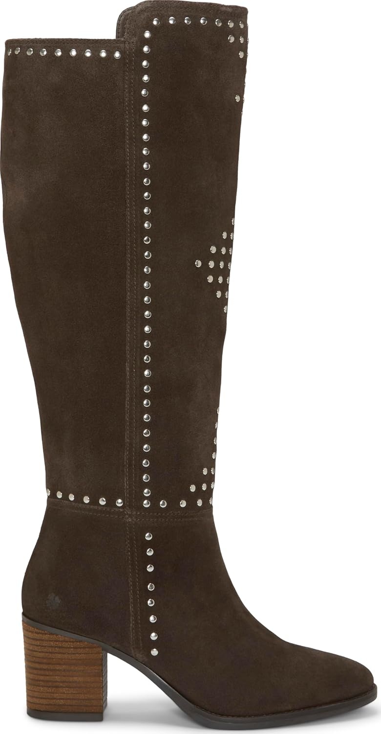 image:imageLucky Brand Womens Bonnay Knee High BootsLeonardo Dark Grey Regular Calf